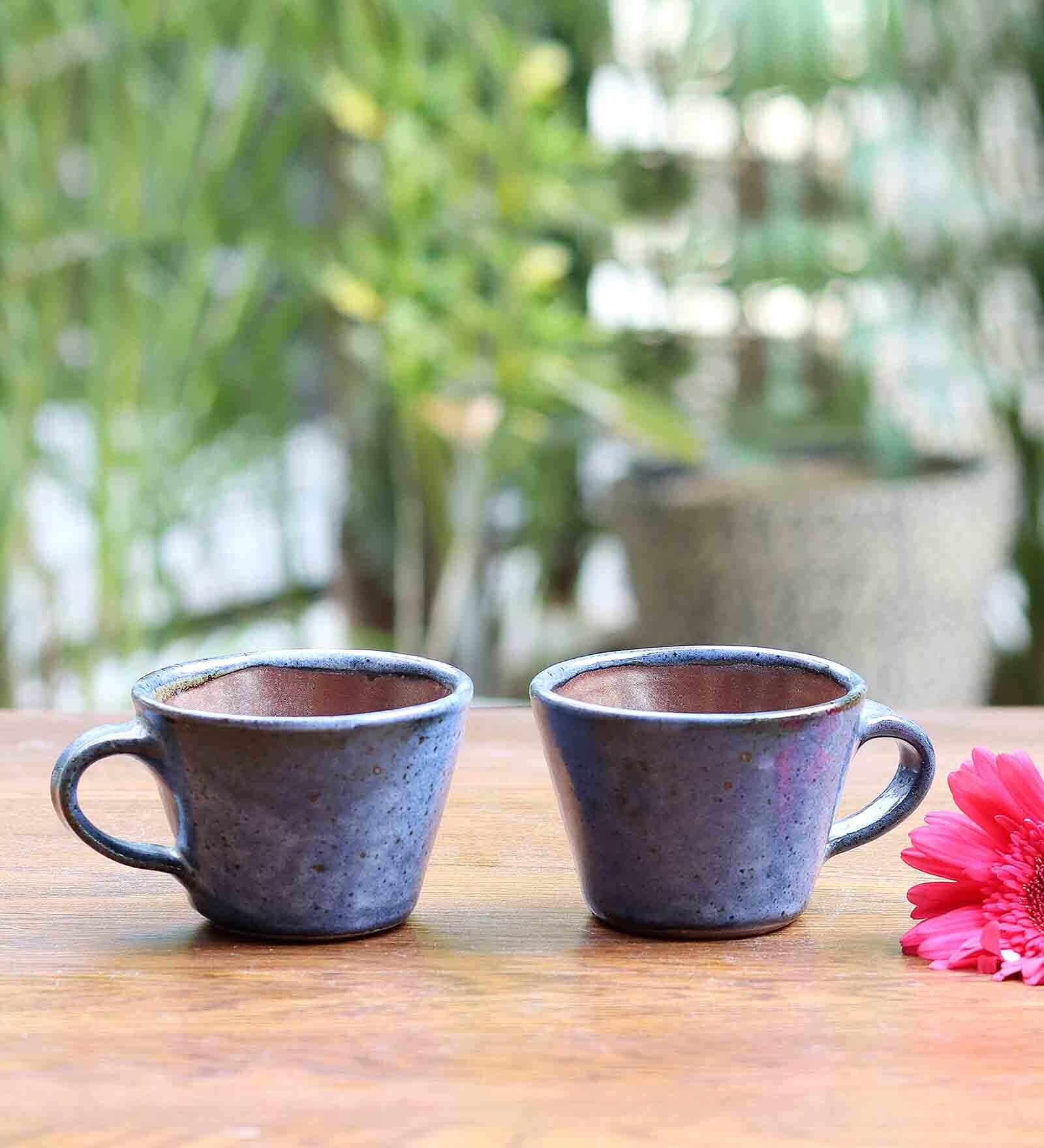 Buy Ori 200ml Blue Ceramic (Set of 2) Tea Cup at 27% OFF by ...