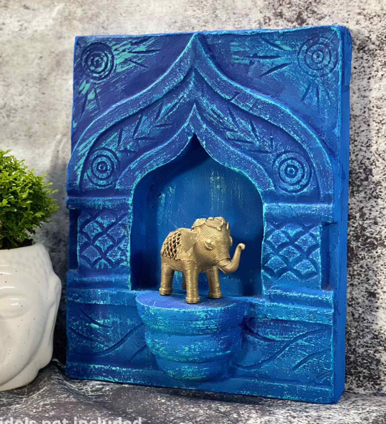 Blue Aesthetic Rajasthani Jharokha