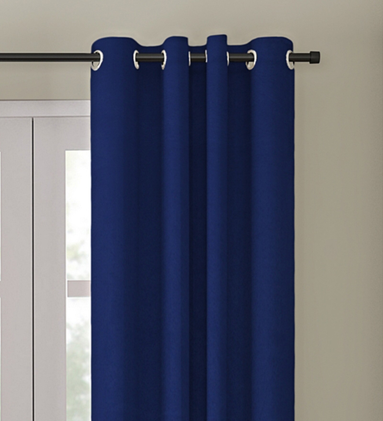 Polyester Blackout 9 Feet Eyelet Curtain