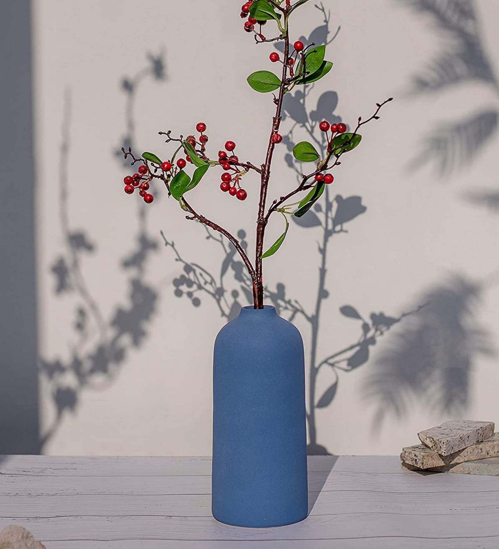 Buy Blue Ceramic Modern Table Vases By La Dimora Selections at 49 OFF