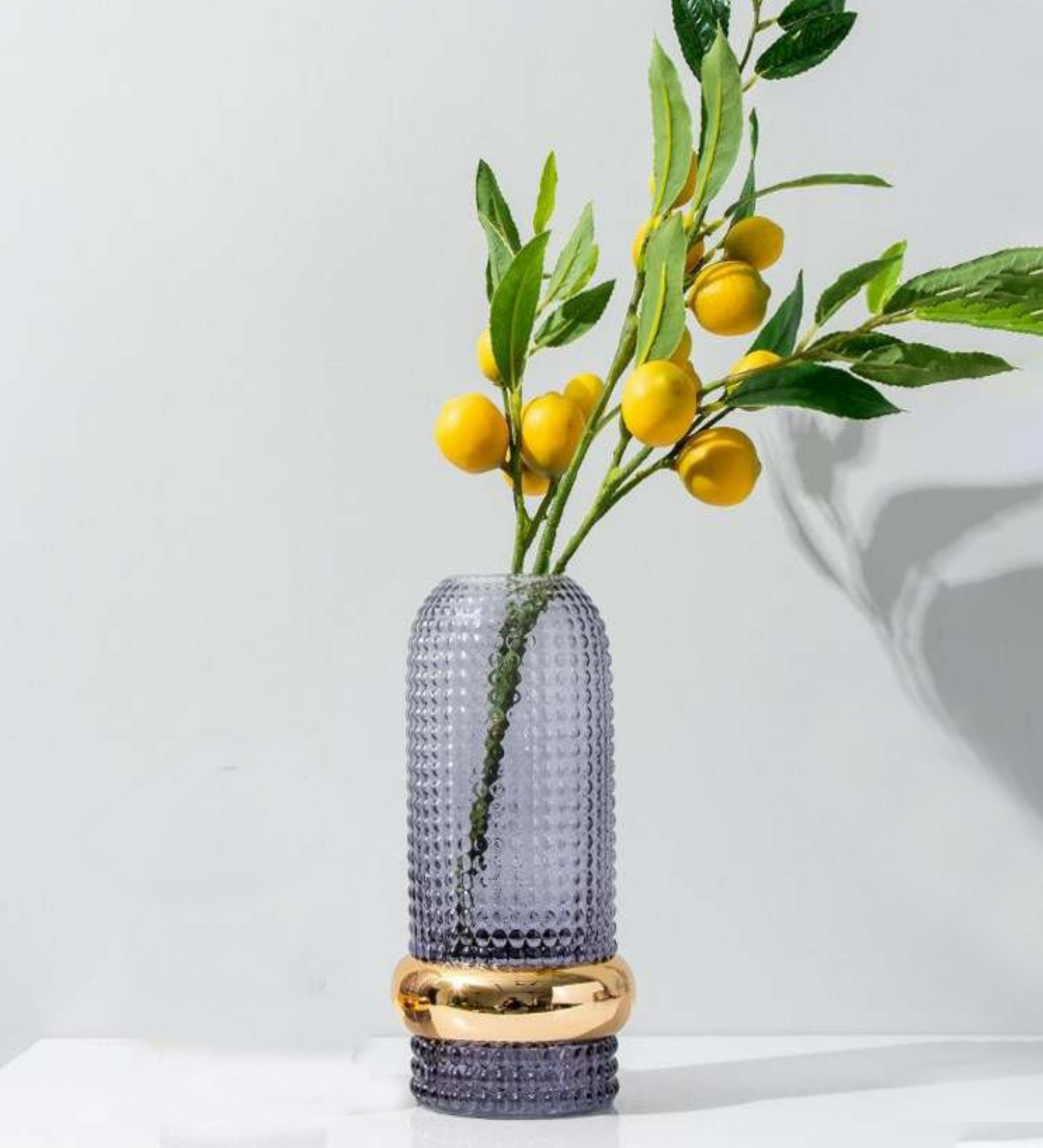 Blue Contemporary Soomin Glass Table Vase