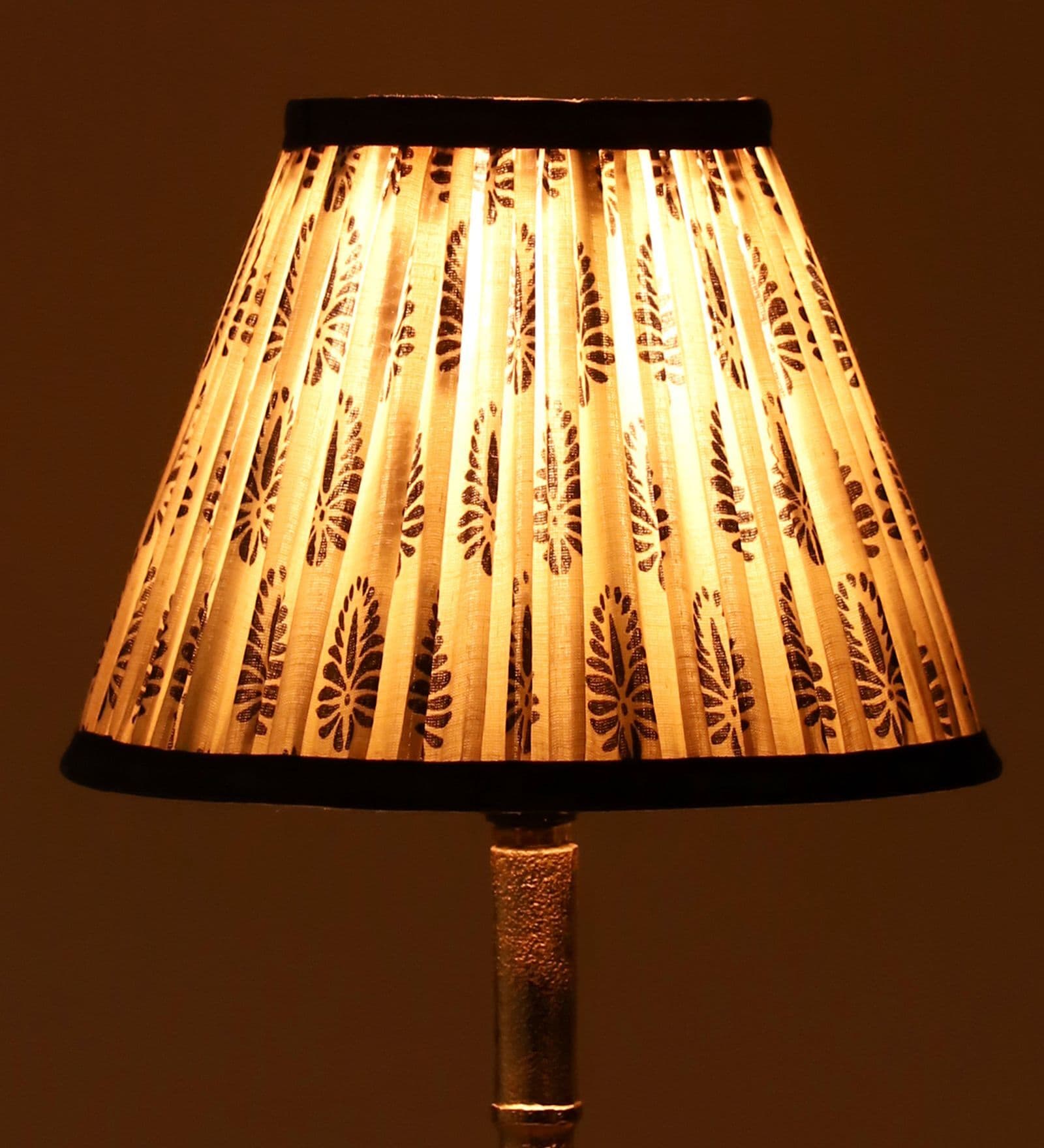 Royal Jodhpur Boho 20cm Empire Cotton  Lampshade (Blue)