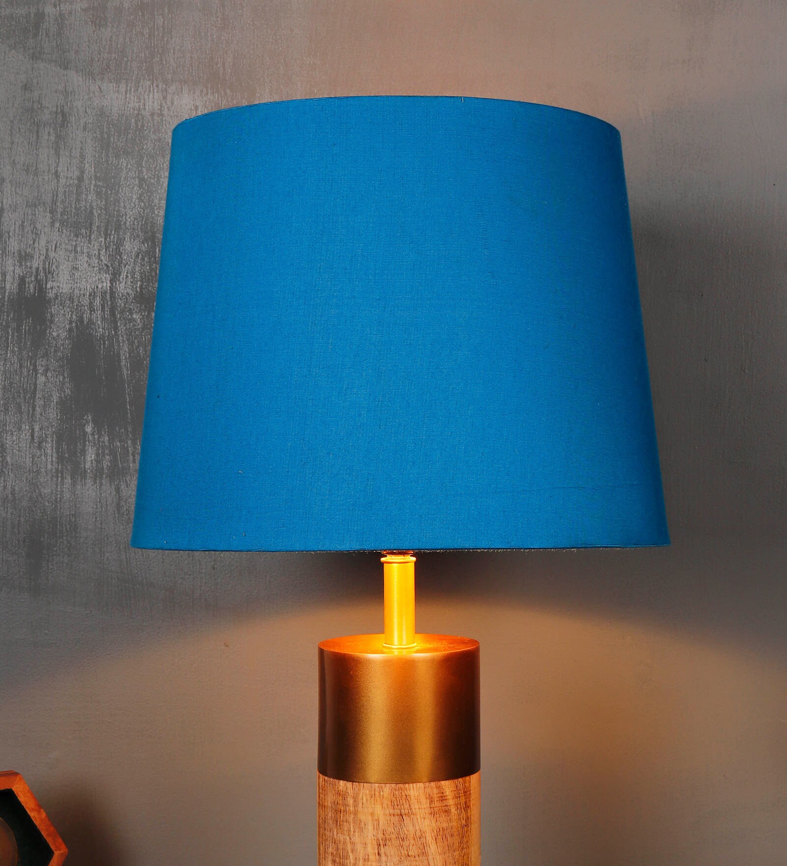 Alice Blue Fabric Solid Lampshade