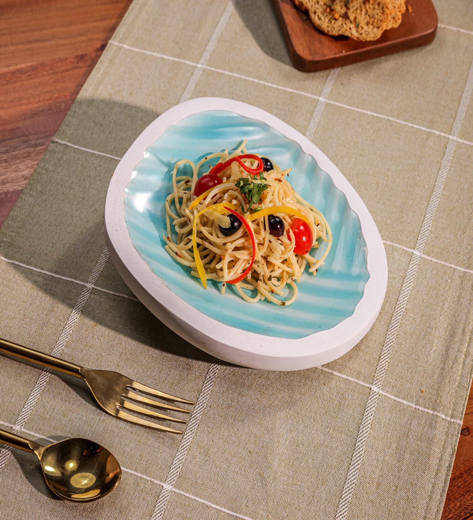 Blue Mango Wood Appetizer Platter