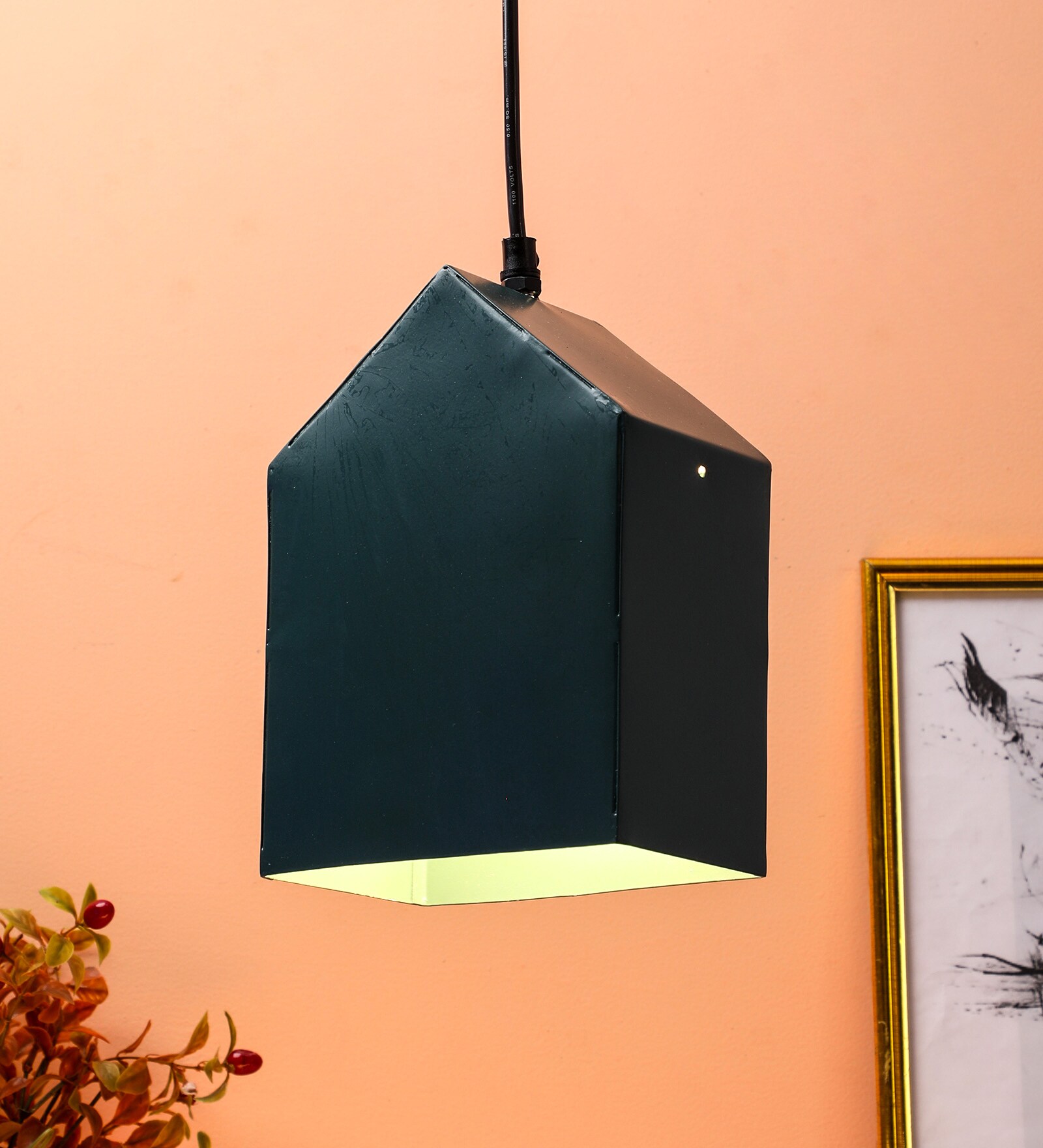 Avignon Armando Blue Metal Hanging Light