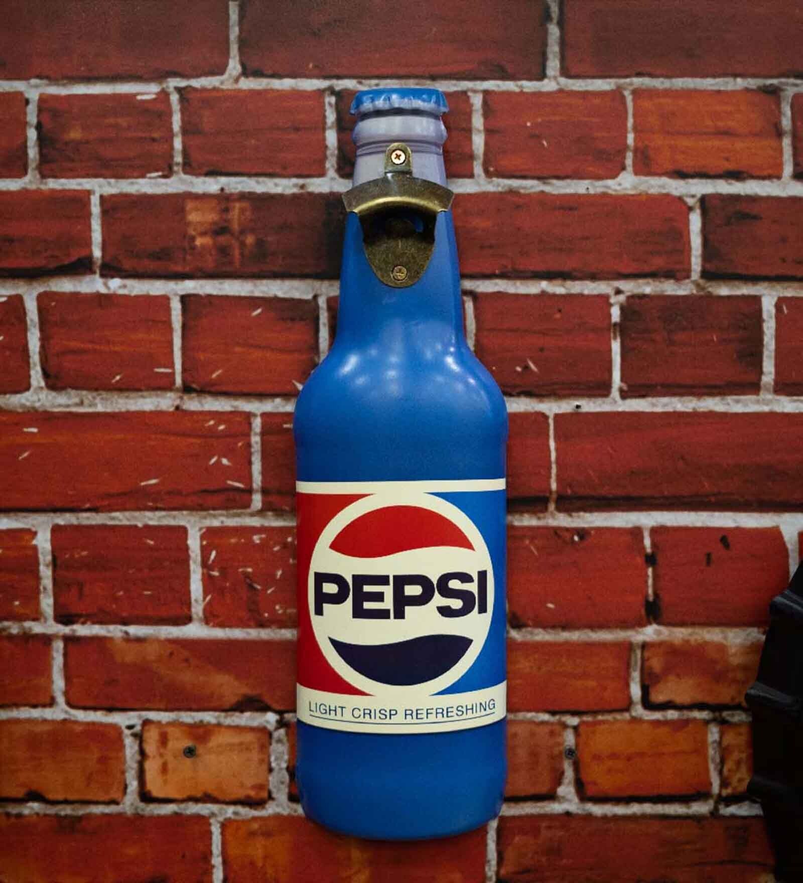 Blue Metal Pepsi Wall Decor