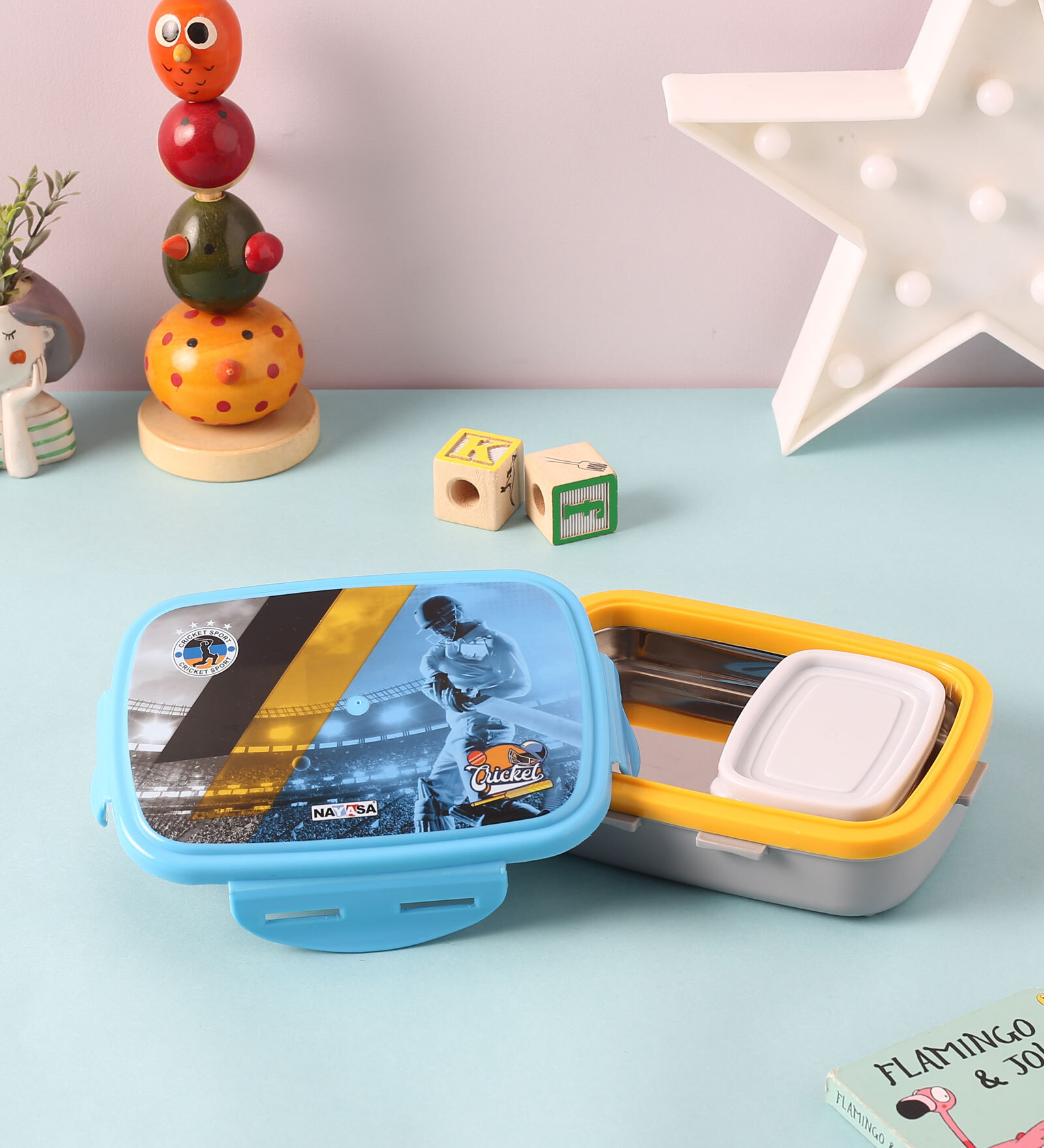 Blue Nutri Kids Stainless Steel Lunch Box