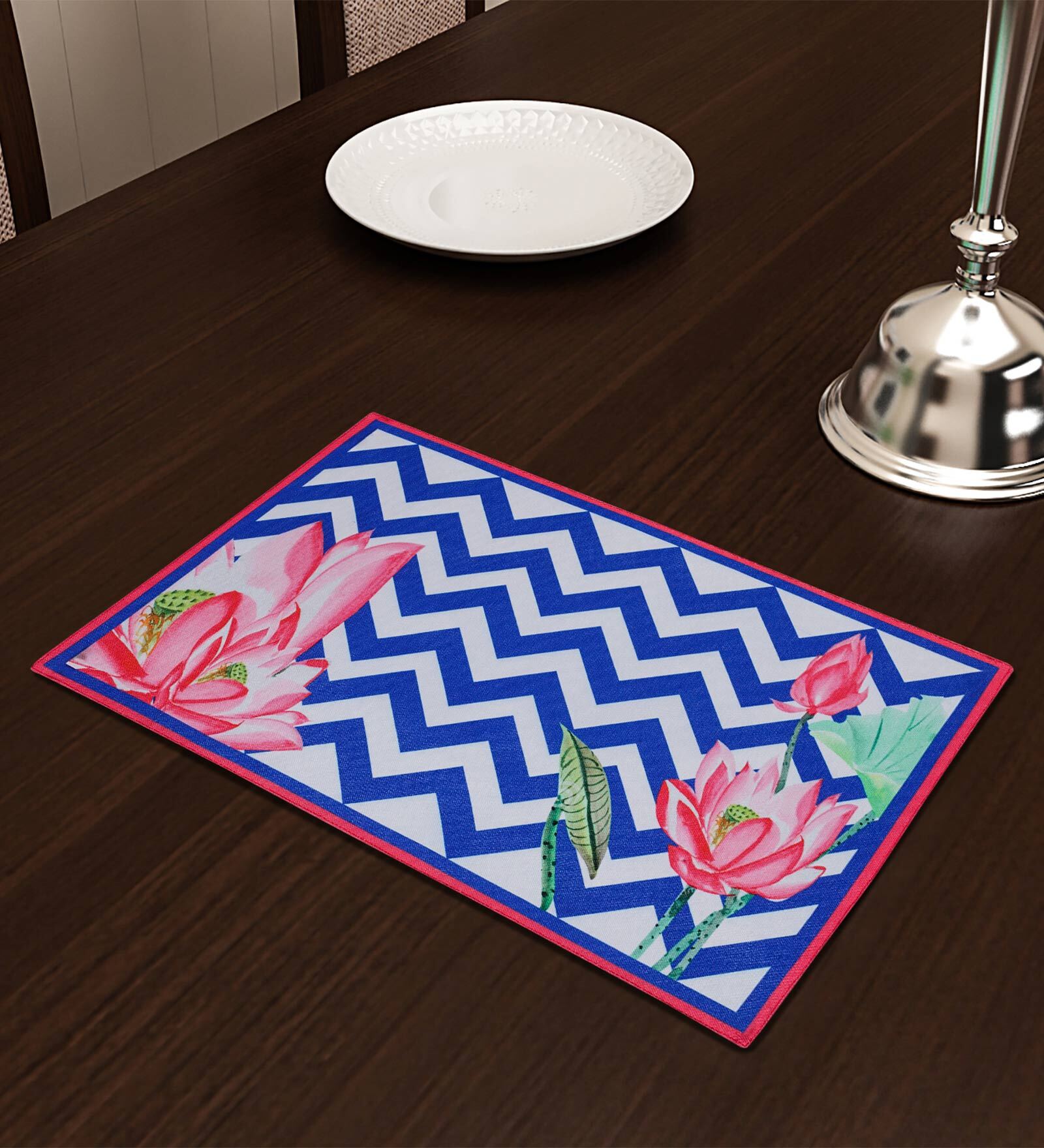 Buy SentinelVoyagerWanderer (12x18) Blue & White Poly Cotton (Set of 6