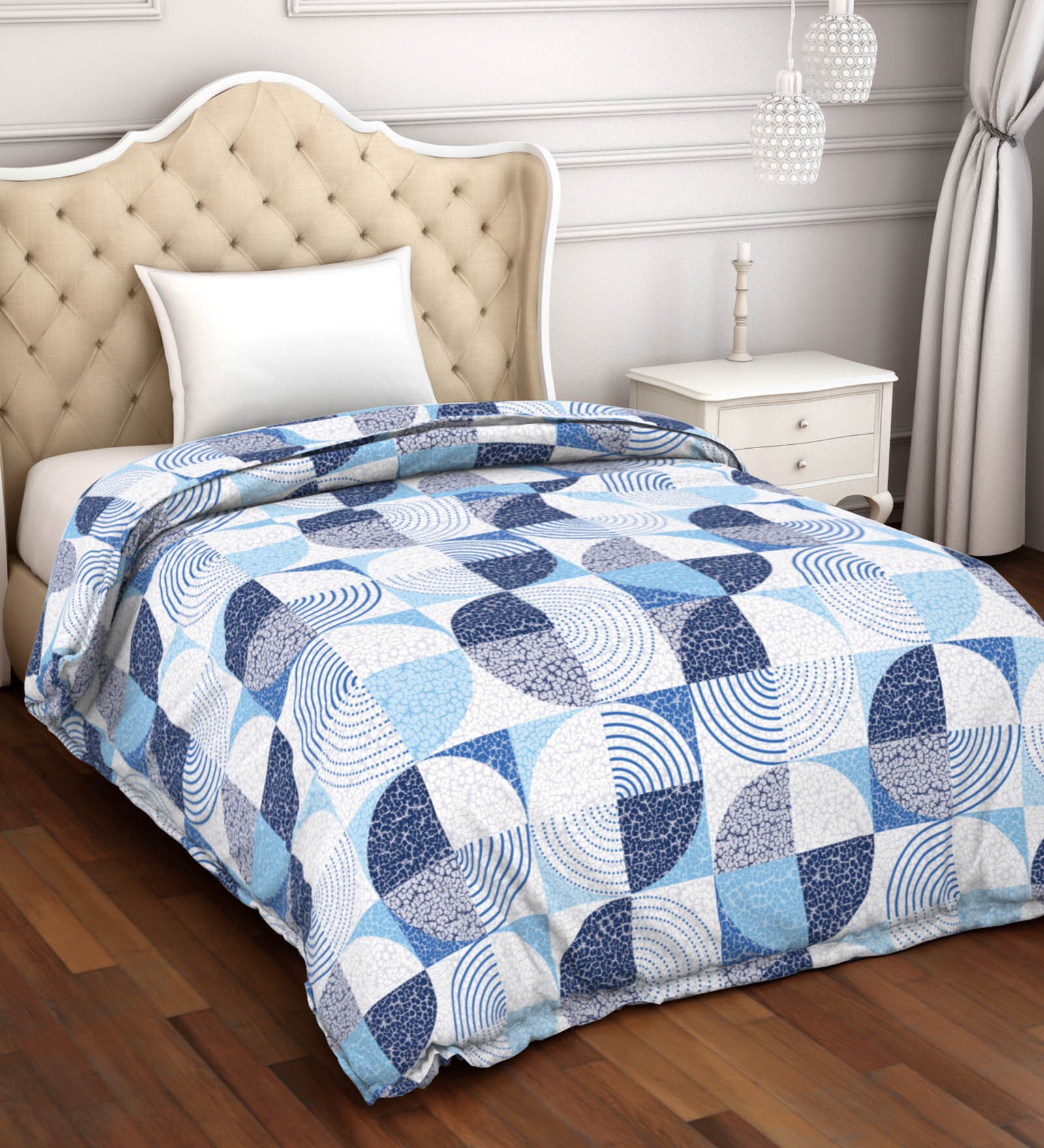 Polyester Single Bed Dohar Reversible