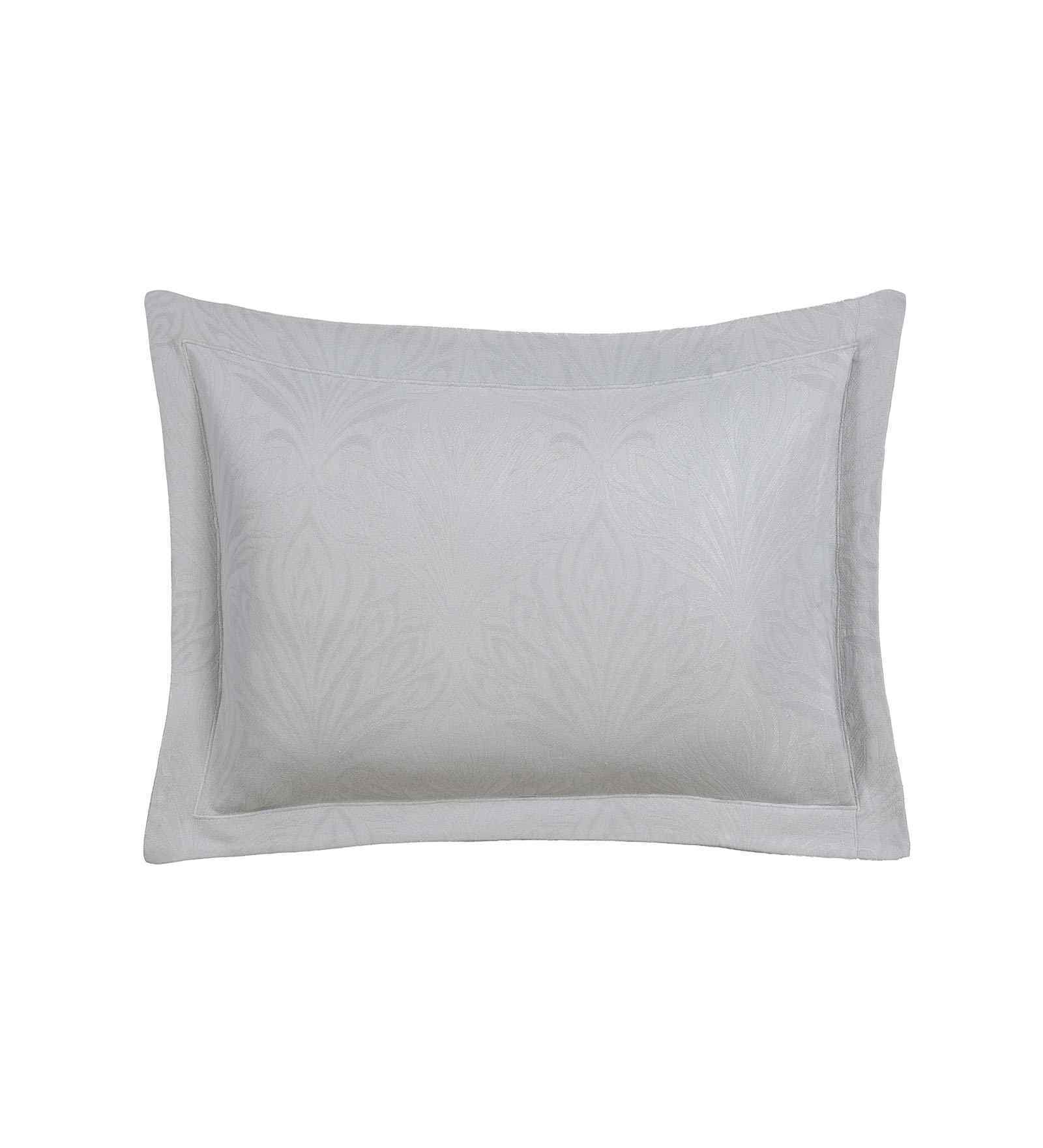 Blue Solid 235 TC Viscose Cotton 2 Pillow Sham Set