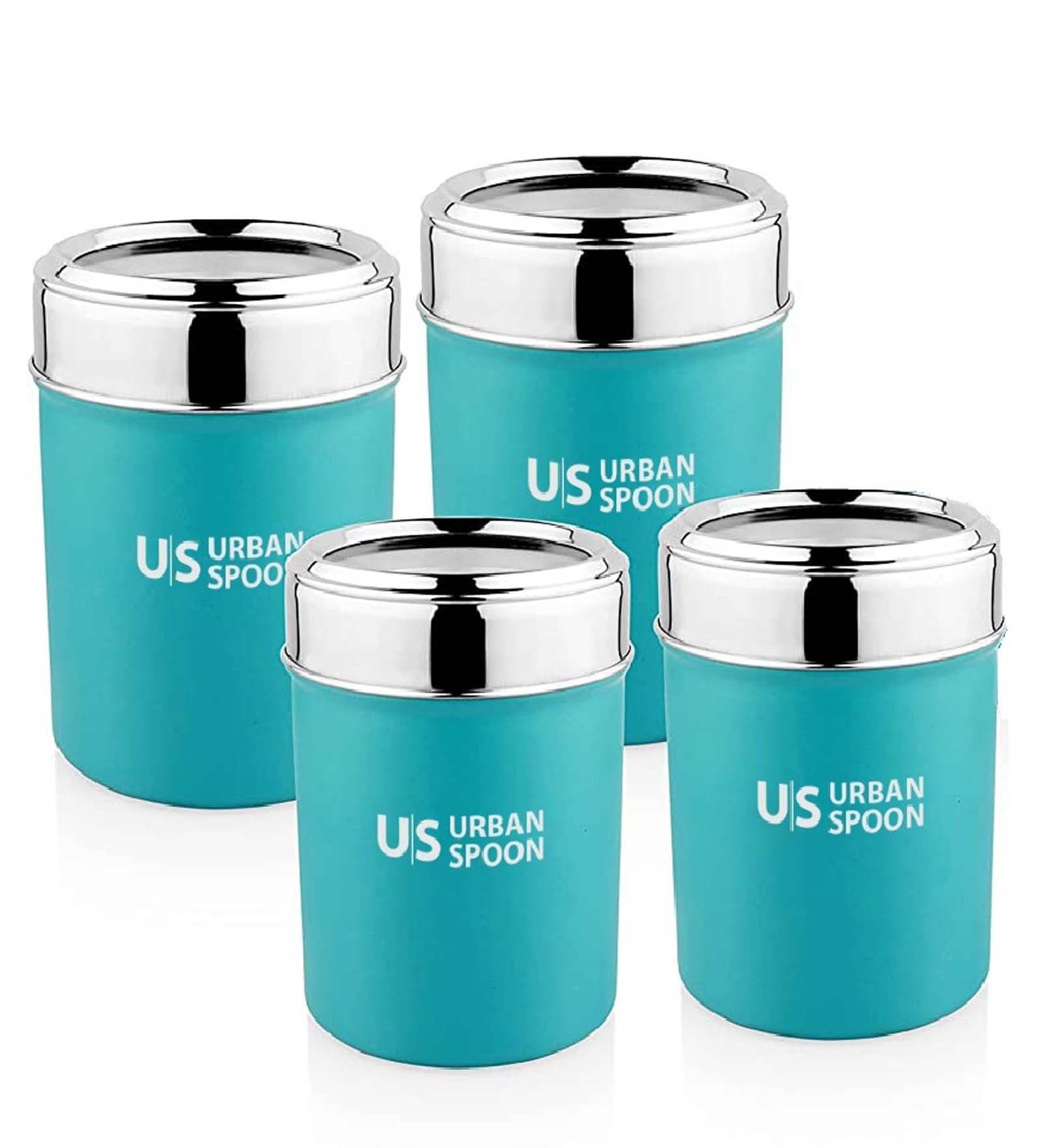 Buy Blue Stainless Steel (Set of 4) Storage Container at 41% OFF by ...