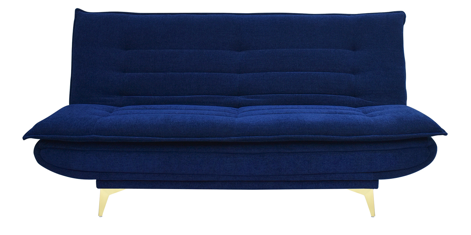 Bliss Fabric Convertible Sofa Cum Bed in Blue Colour