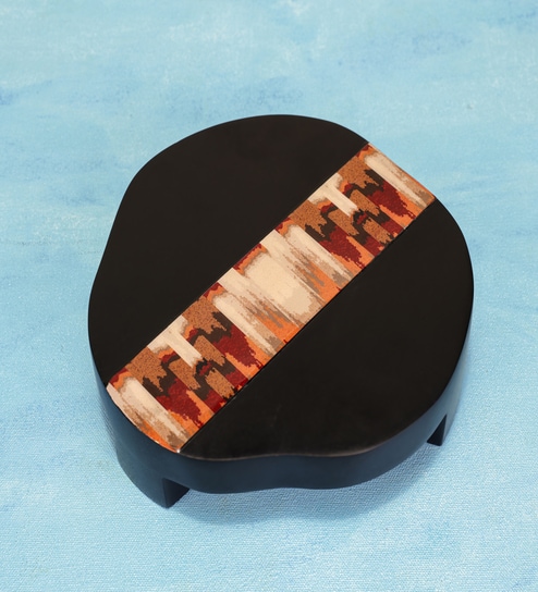 Black & Brown Acacia Wood Trivet