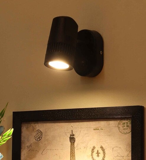 Bunsen Metal Spot Light (Black)
