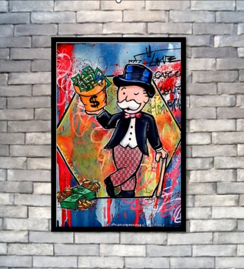 MONOPOLY HD Poster With Black Frame, 12.5   17.3 Inches