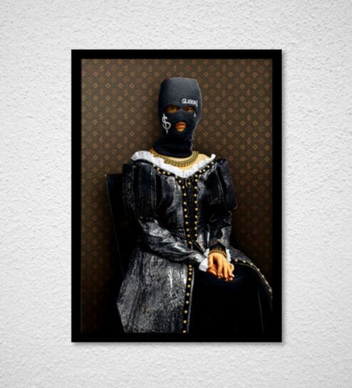 QUEEN HD Poster With Black Frame, 12.5   17.3 Inches
