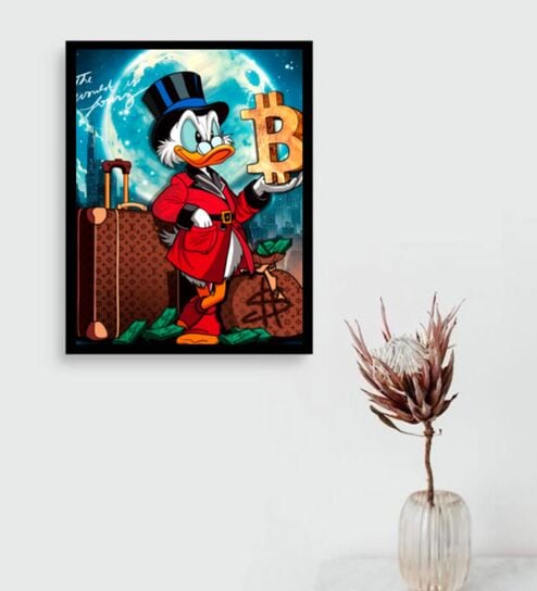 DUCK HD Poster With Black Frame, 12.5   17.3 Inches