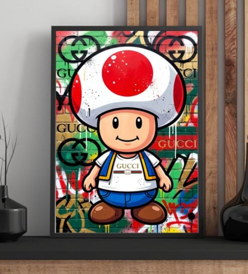 MARIO COLLECTION 06 HD Poster With Black Frame, 12.5   17.3 Inches