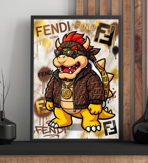 MARIO COLLECTION 04 HD Poster With Black Frame, 12.5   17.3 Inches