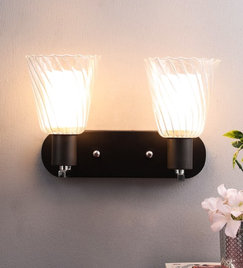 Brown Glass Wall Sconces