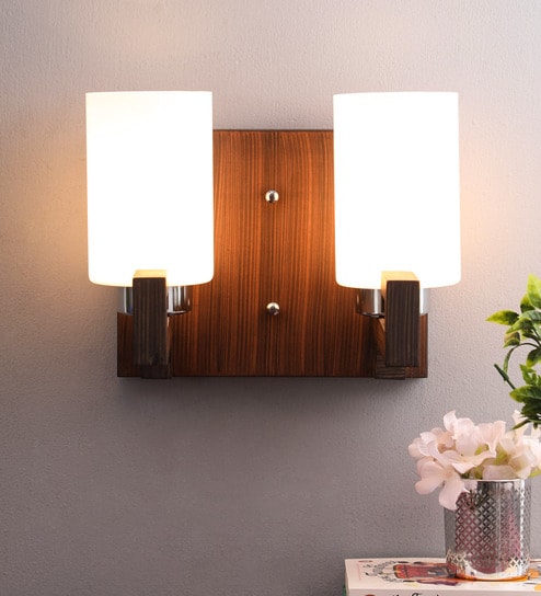 Brown Glass Wall Sconces