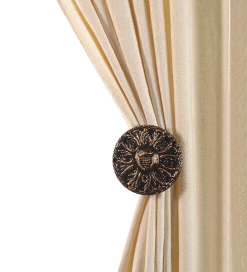 Buy Black Gold Brush Colour Holdback By Deco Window Online Holds