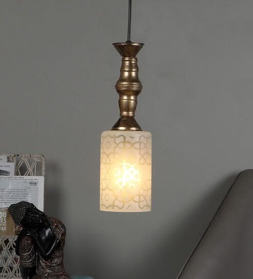 Zaria Black Iron Hanging Light