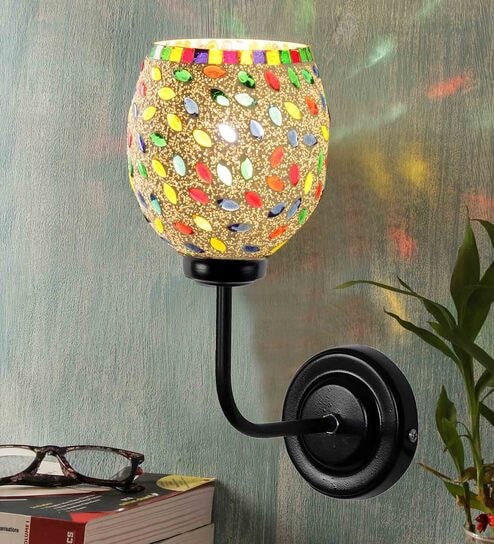 Fellida Multicolor Iron Wall Sconces by New Era