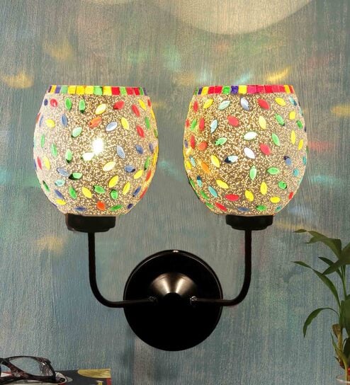 Rhombus Multicolor Iron Wall Sconces by New Era
