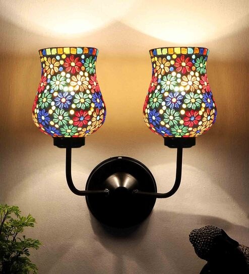Callam Multicolor Iron Wall Sconces by New Era