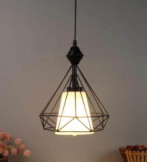 Razos Black Metal Hanging Light