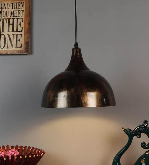 Amaze Black Metal Hanging Light