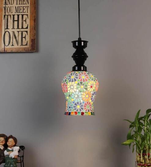 Diseno Black Metal Hanging Light