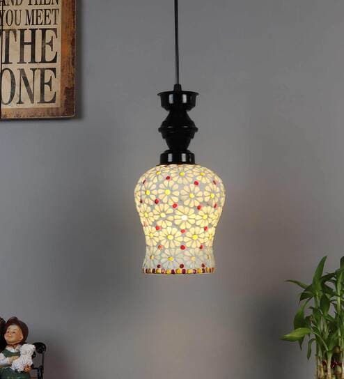 Vista Black Metal Hanging Light