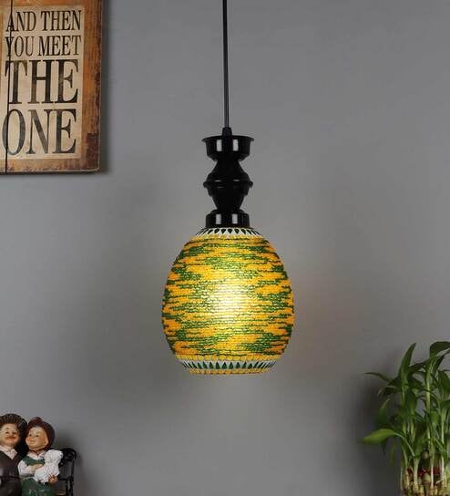 Ivor Black Metal Hanging Light