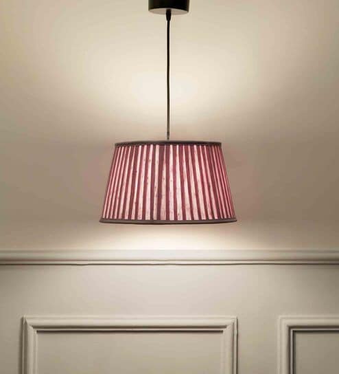 Pink Metal Hanging Light
