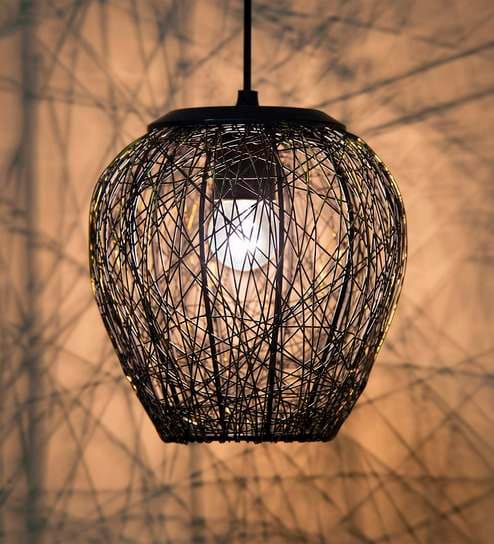 Paola Black Metal Hanging Light