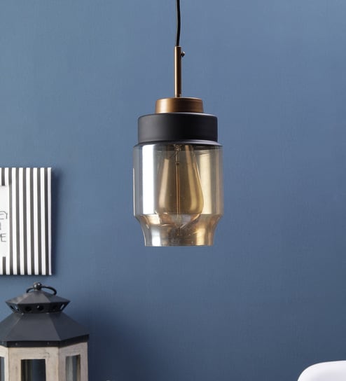 Black Metal Single Hanging Light