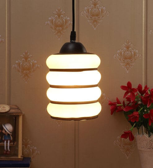 Alpana Black Metal Hanging Light