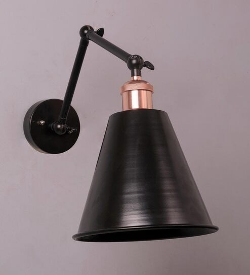 Hersey Black Metal Wall Sconces