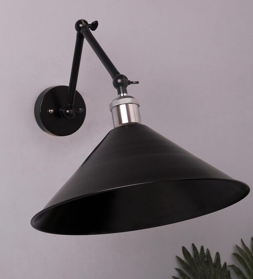 Salerno Black Metal Wall Sconces