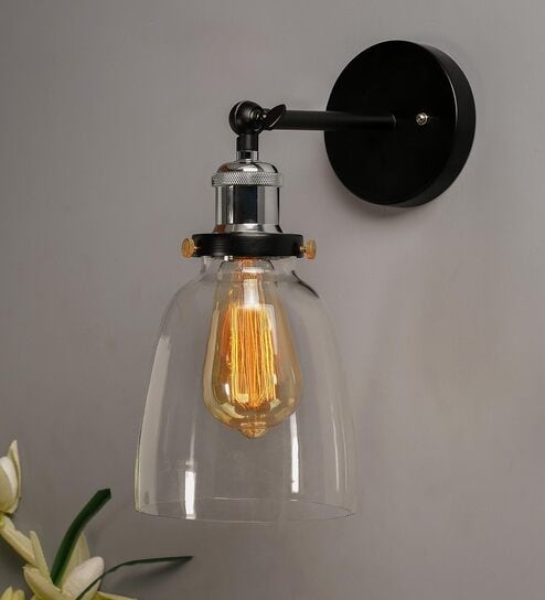 Messina Black Metal Wall Sconces