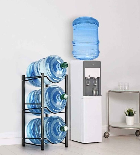 Black Water Dispenser Plant Stand