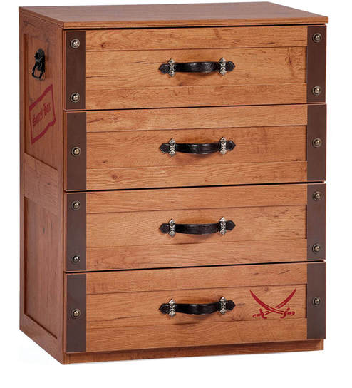 Buy Black Pirate Dresser By Cilek Room Online Kids Chest Of