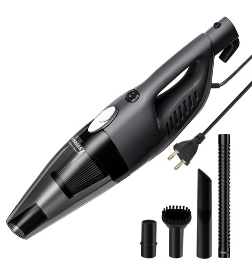 Black Portable Vacuum Cleaner with HEPA Filter