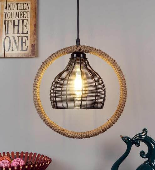 Poulsen Black PVC Hanging Light