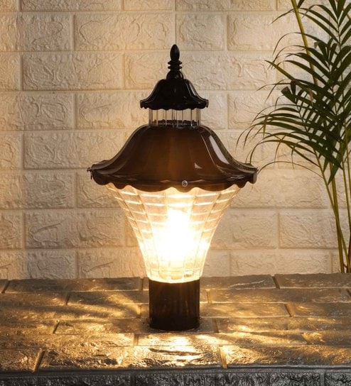 Black Pvc Gate Light By Brightdaisy