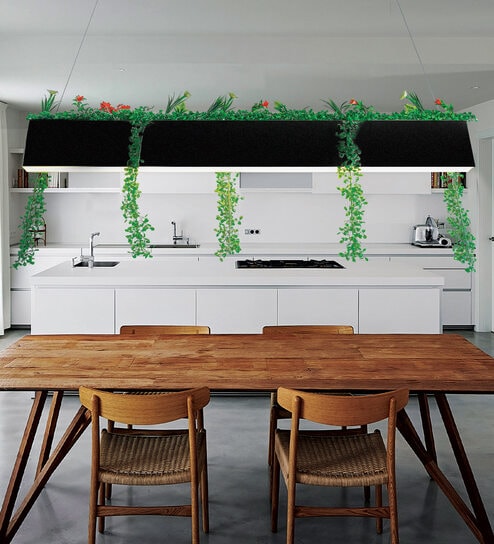 Mario Black Aluminium & Acyrlic LED Ceiling Lights