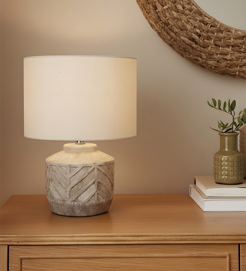 Black Terra cotta Terra Royale Luxe Table Lamp