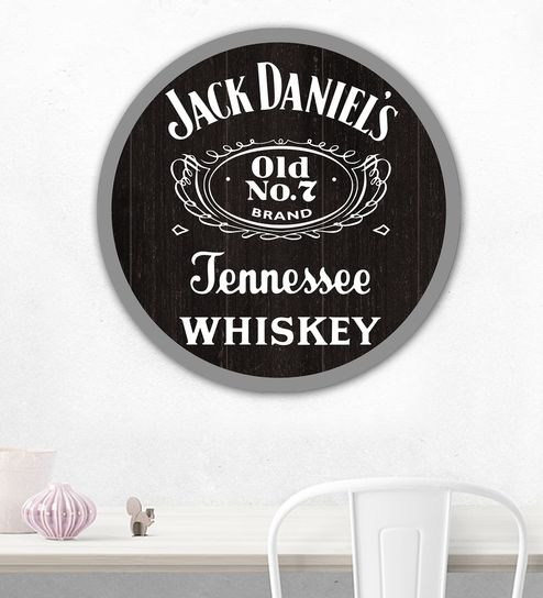 Buy Black Wood Mdf Decorative Wall Plate By Vinoxo Online Wall